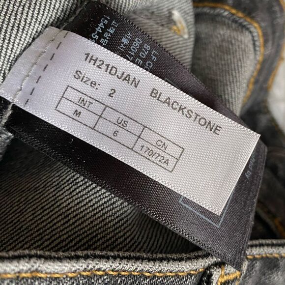 ba&sh Lady Django Bootcut Jeans Blackstone Womens US Size 6 - Picture 8 of 10